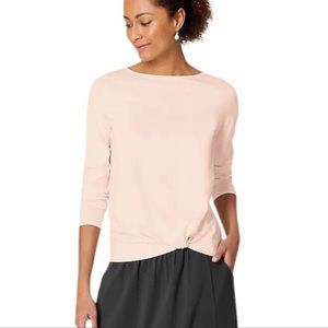 J. Jill Pure Jill pink soft knot shirt size 2X Like New!